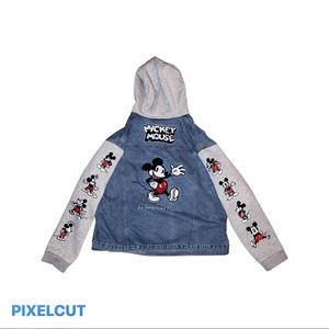 DISNEY HOODED DENIM JACKET